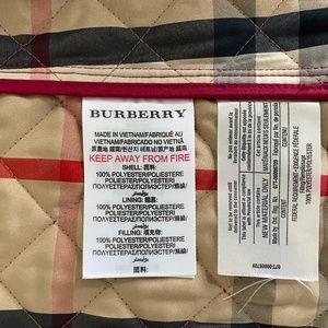 Authentic Burberry Quilted Coat
